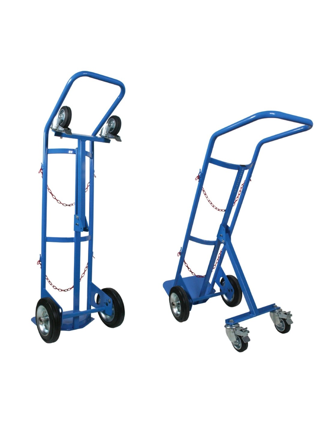 Portabombole monoposto lt.40/50 trasformabile ruote con freno