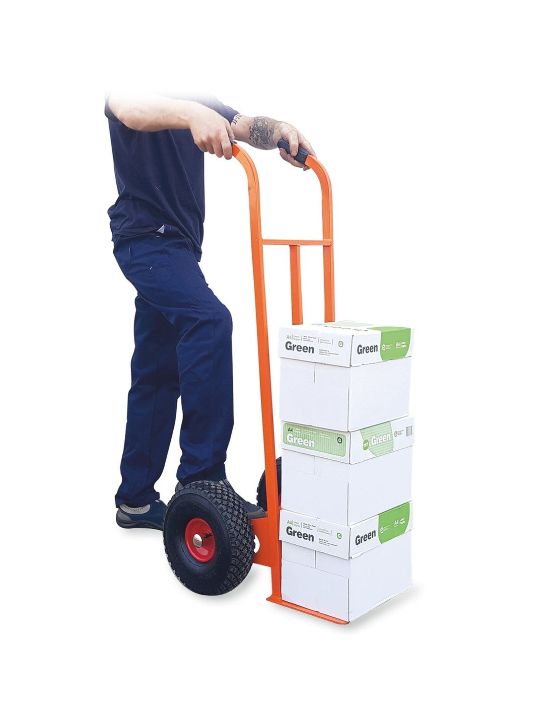 Portacasse con maxi ruote pneumatiche Ø 300