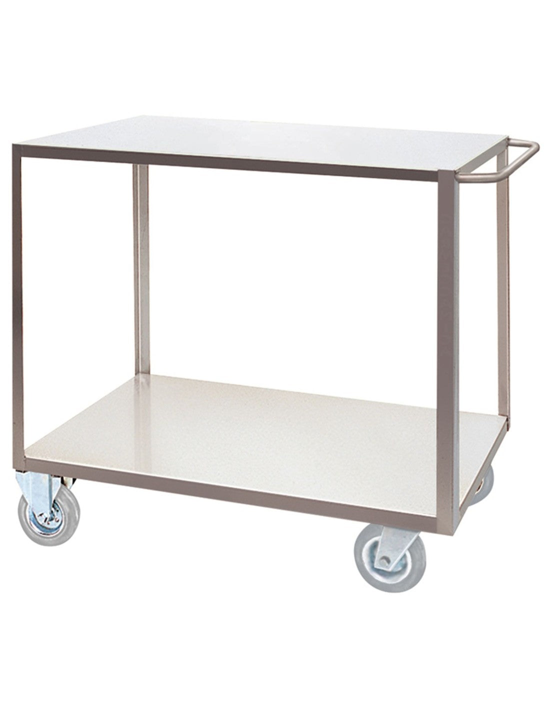 Portatutto Grande a 2 Piani in acciaio inox AISI 304