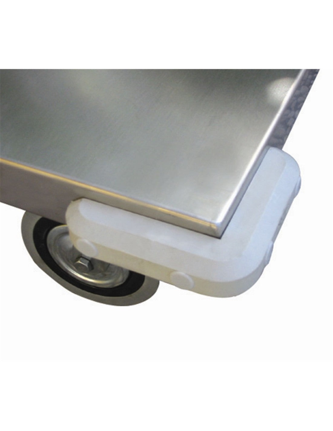 Portatutto Medio a 2 Piani in Acciaio Inox