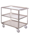 Portatutto Medio a 3 piani in Acciaio Inox con ruote con freno