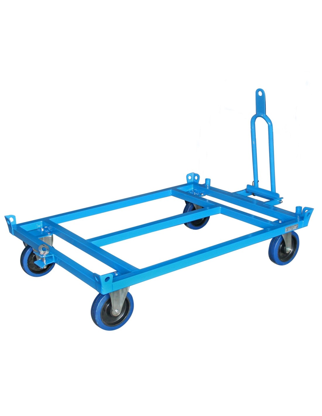 Rimorchio porta europallet basso con 2 Ruote con Freno