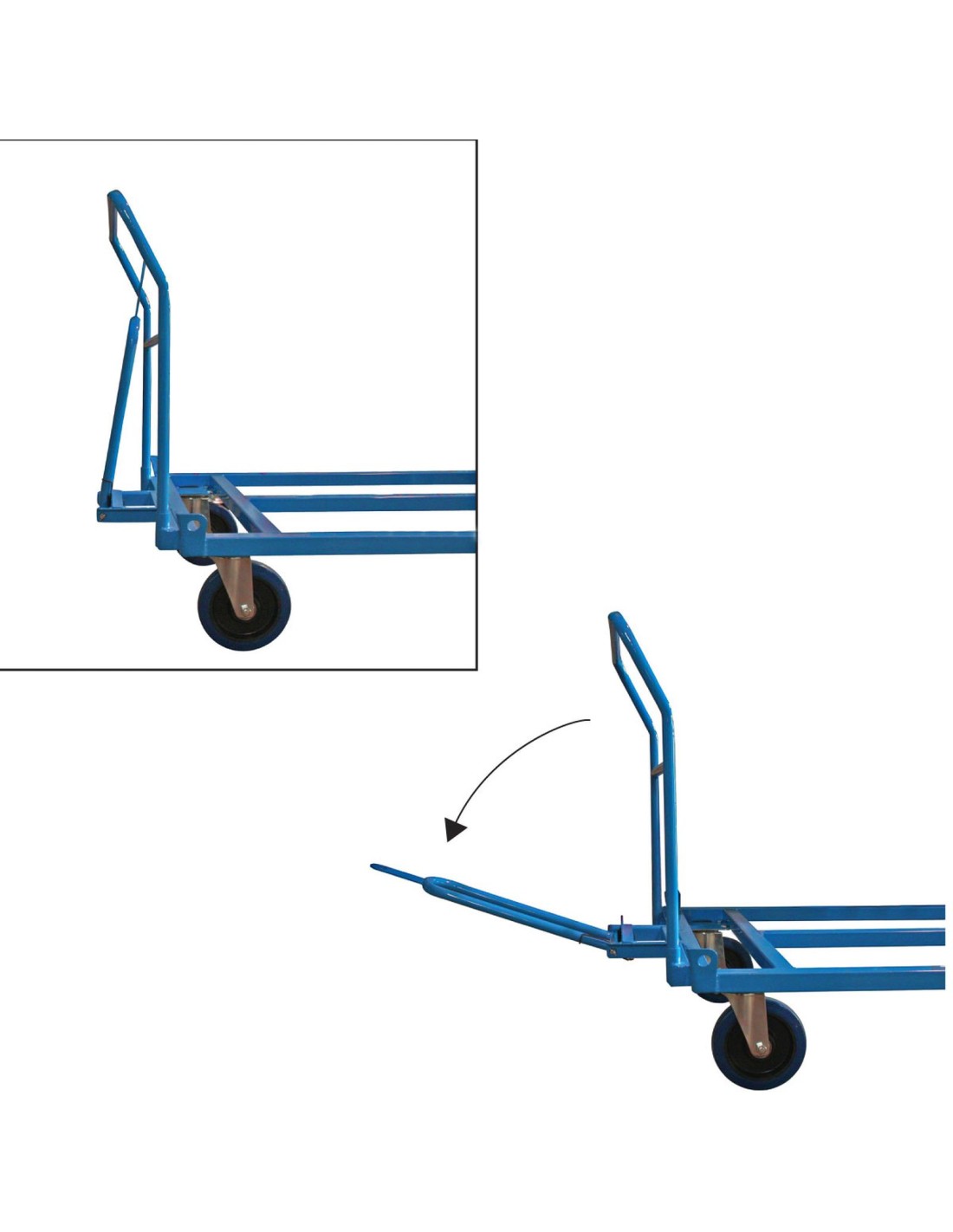 Rimorchio porta europallet basso