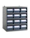 Scaffale per cassette RK Box Classic  con 12 cassette RK Box Classic