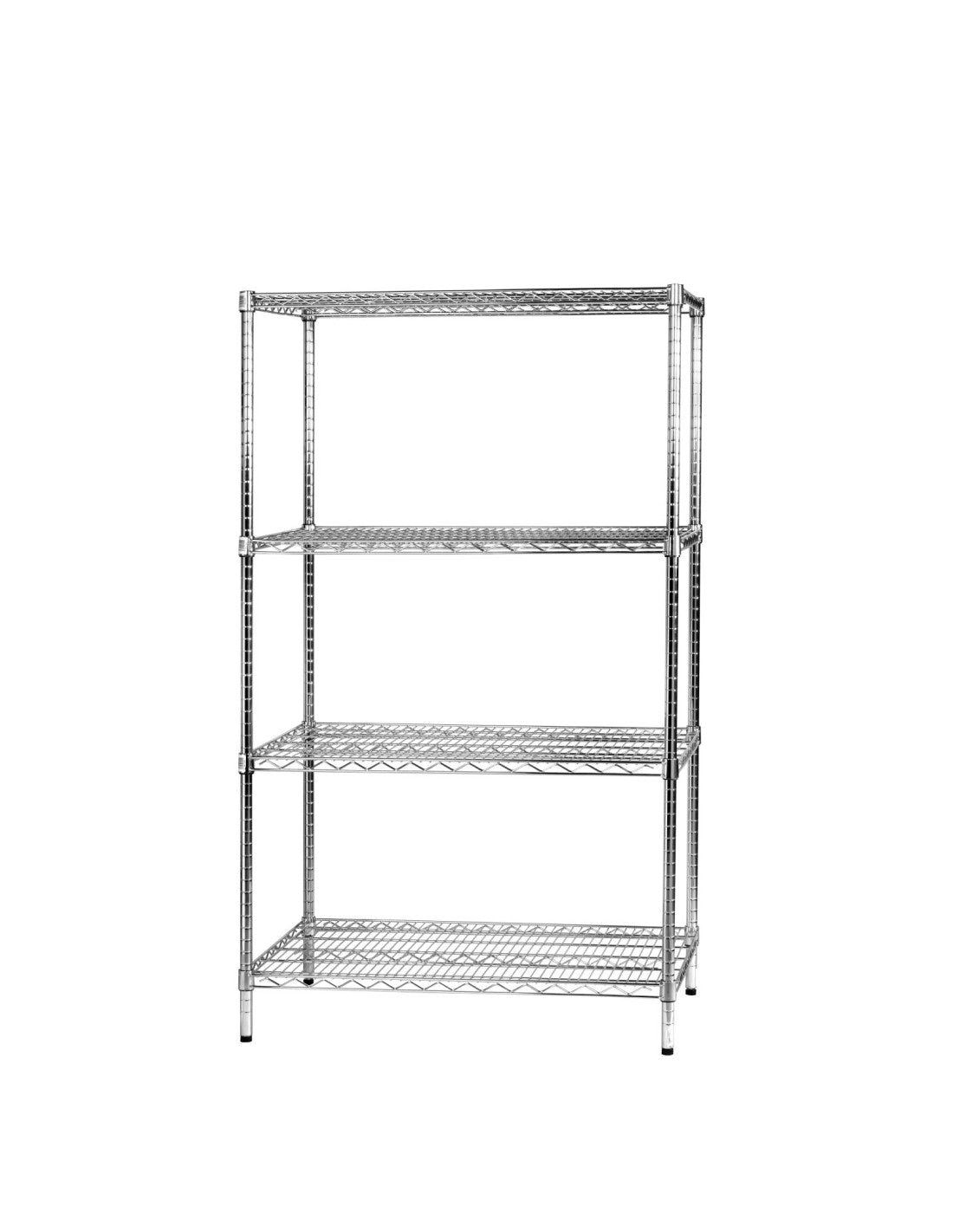 Scaffale in acciaio cromato 35 x 120 cm