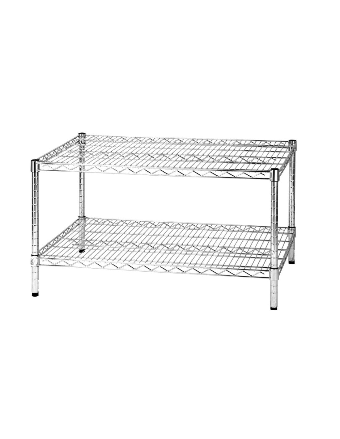 Scaffale in acciaio cromato 35 x 120 cm