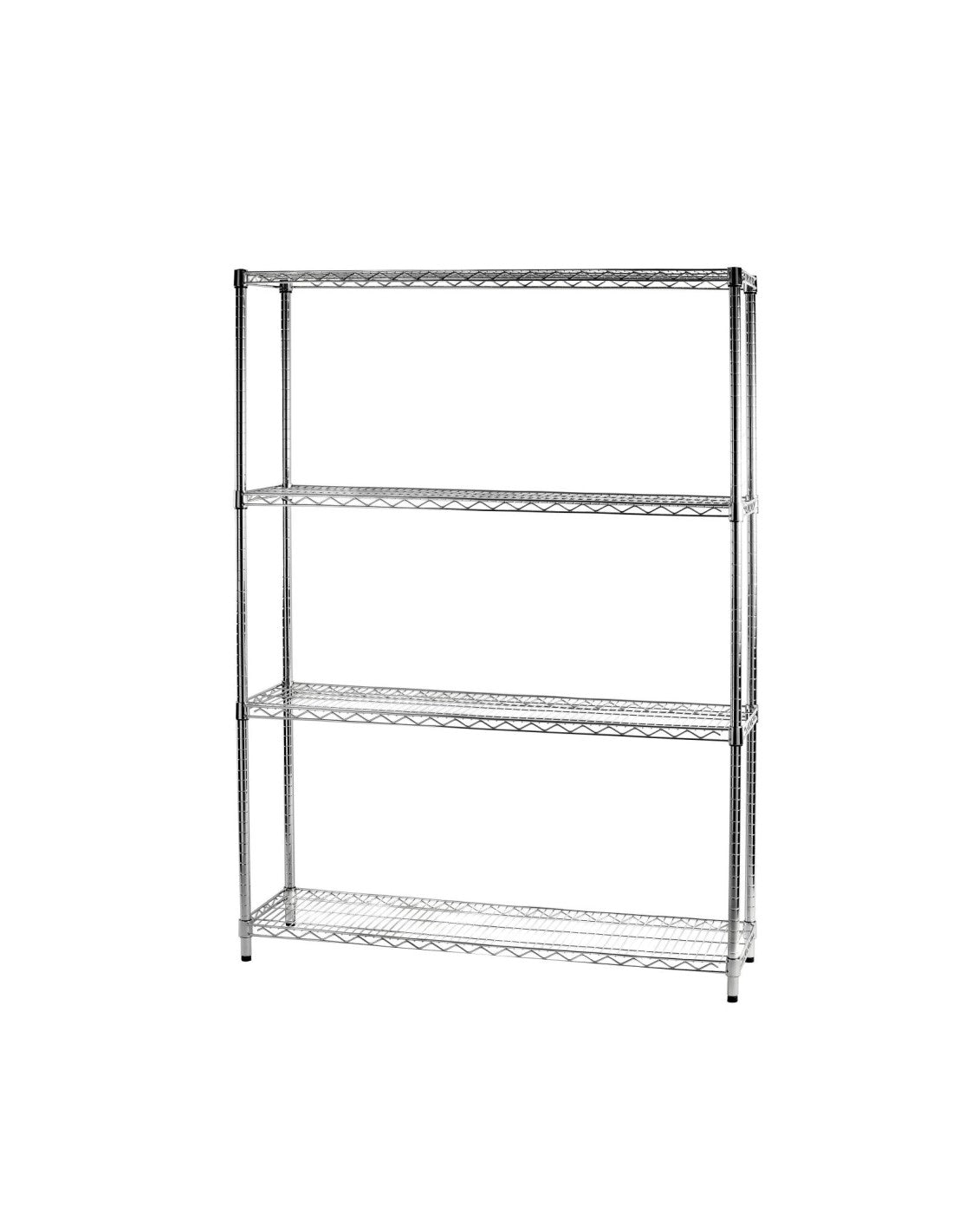 Scaffale in acciaio cromato 35 x 60 cm