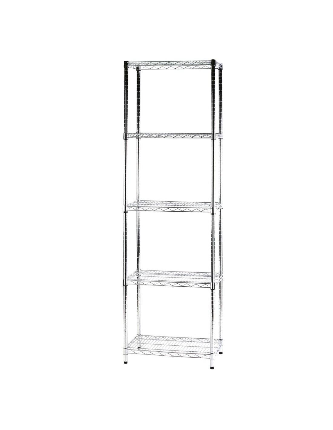 Scaffale in acciaio cromato 35 x 90 cm