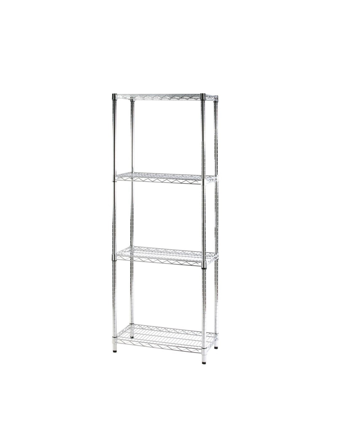 Scaffale in acciaio cromato 35 x 90 cm