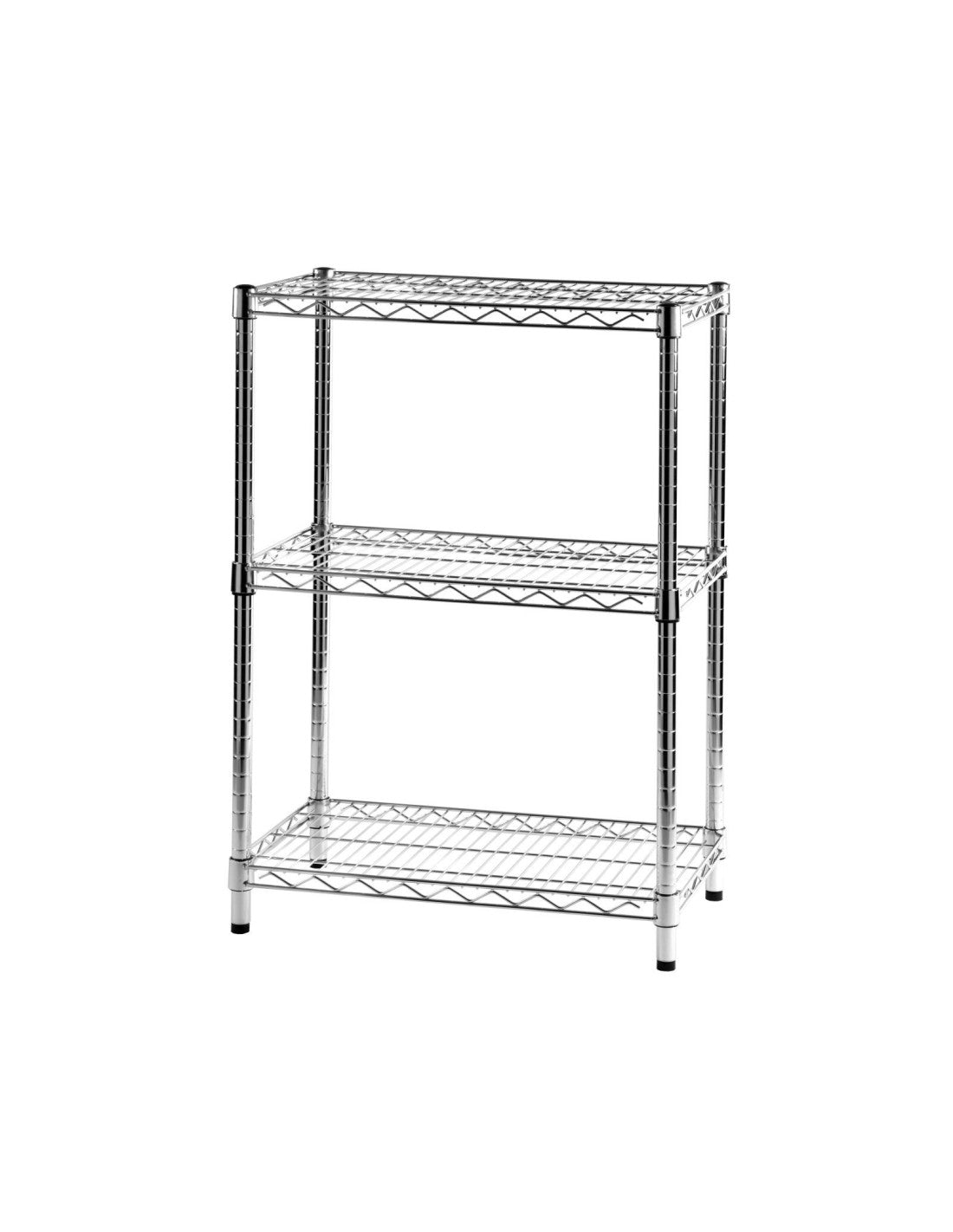 Scaffale in acciaio cromato 35 x 90 cm