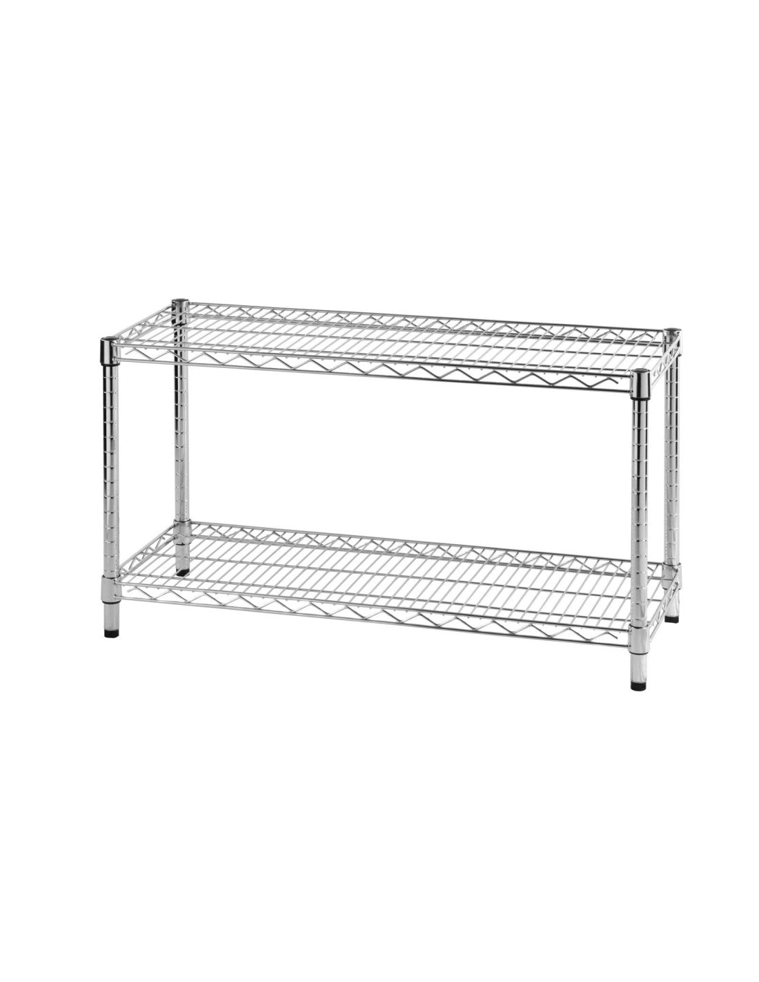 Scaffale in acciaio cromato 45 x 120 cm
