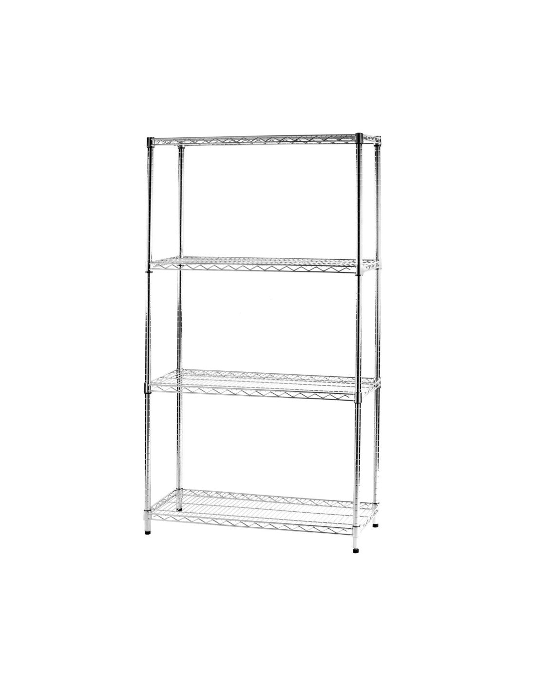Scaffale in acciaio cromato 45 x 120 cm