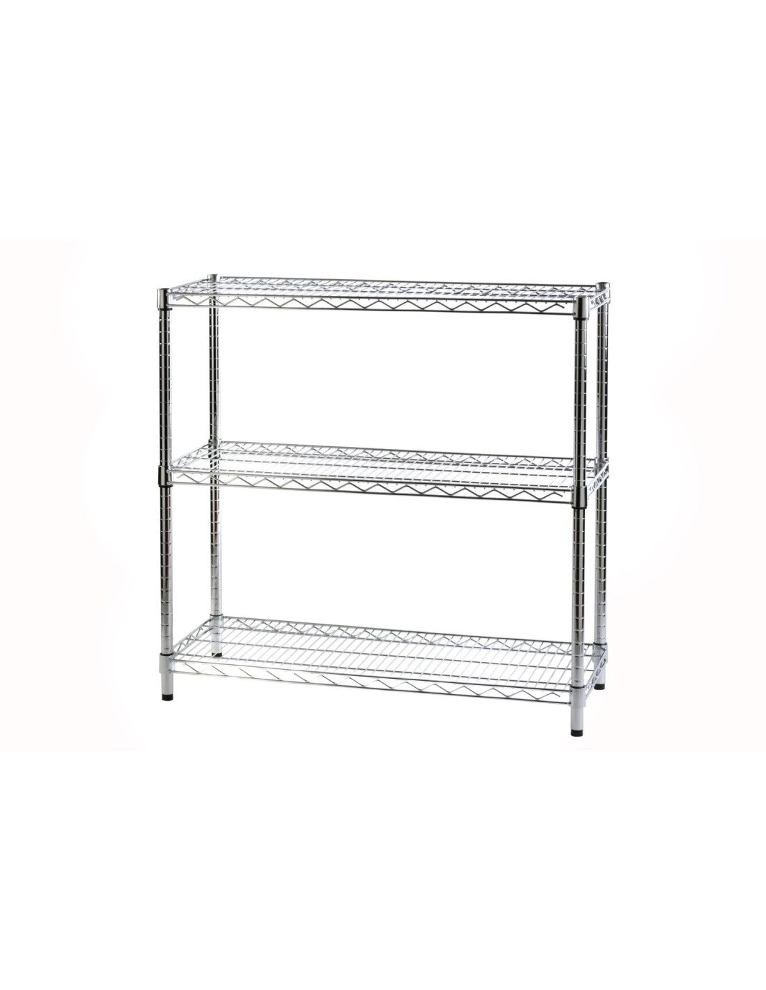 Scaffale in acciaio cromato 45 x 120 cm