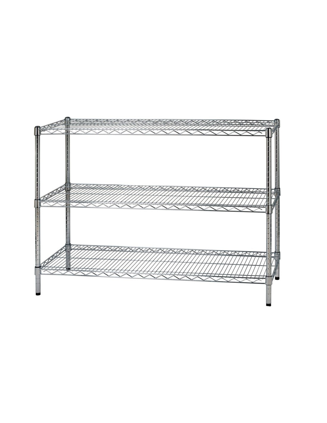 Scaffale in acciaio cromato 45 x 60 cm