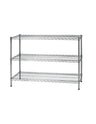 Scaffale in acciaio cromato 45 x 60 cm