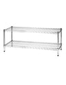 Scaffale in acciaio cromato 45 x 60 cm