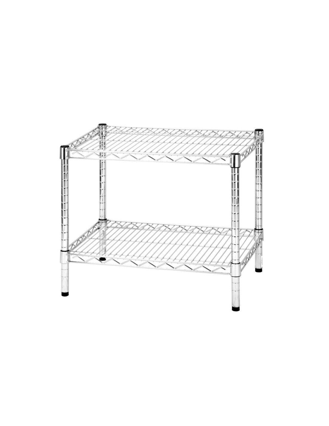 Scaffale in acciaio cromato 45 x 90 cm