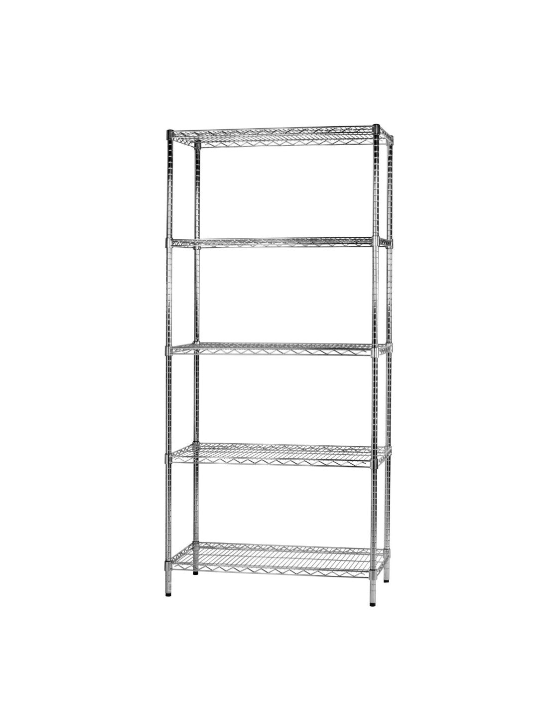 Scaffale in acciaio cromato 60 x 120 cm
