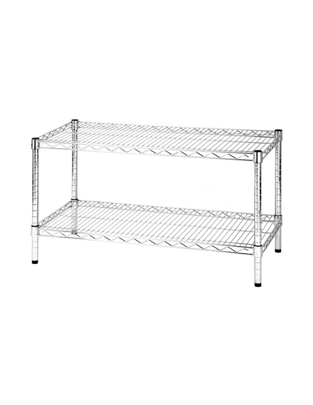 Scaffale in acciaio cromato 60 x 120 cm