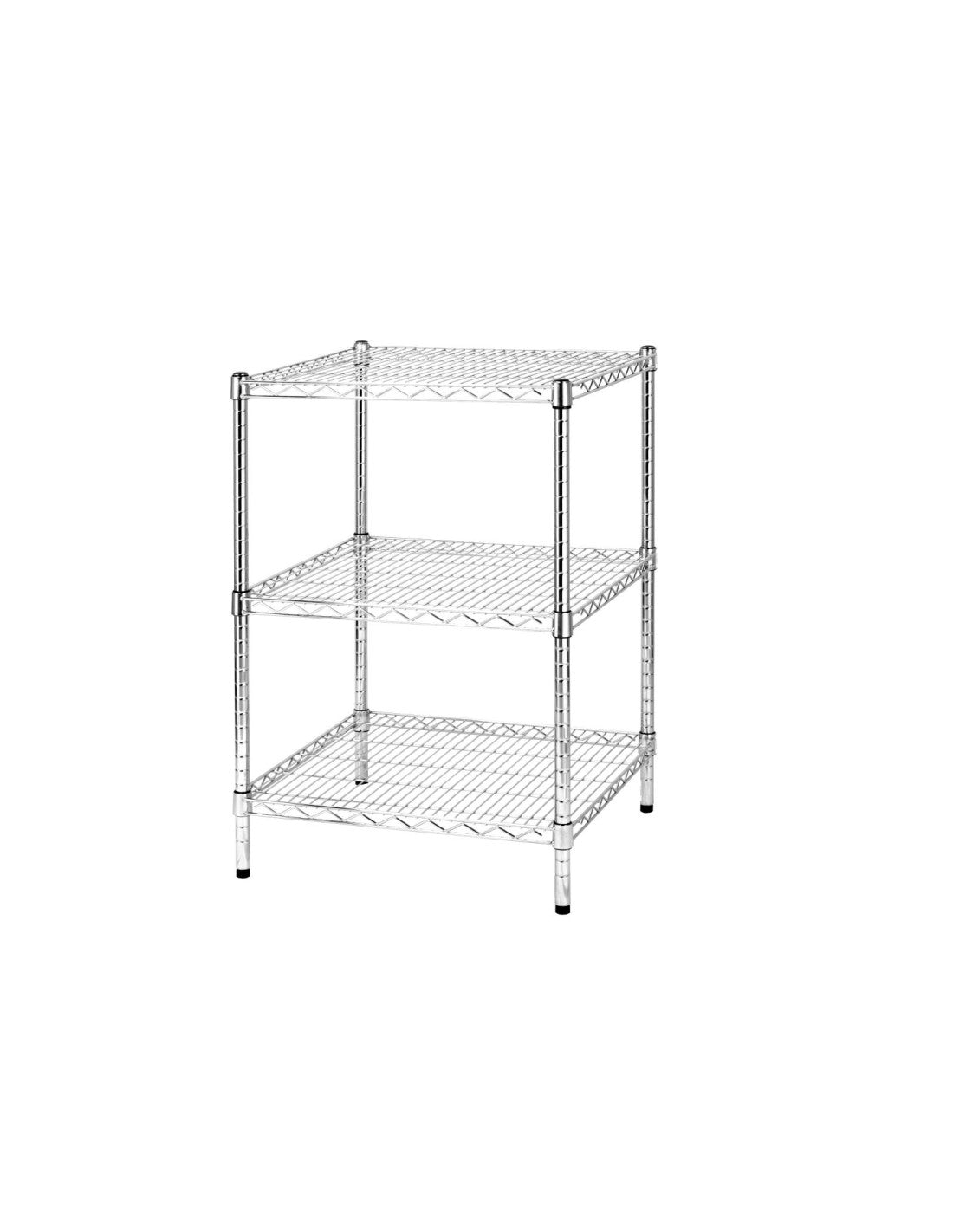 Scaffale in acciaio cromato 60 x 90 cm