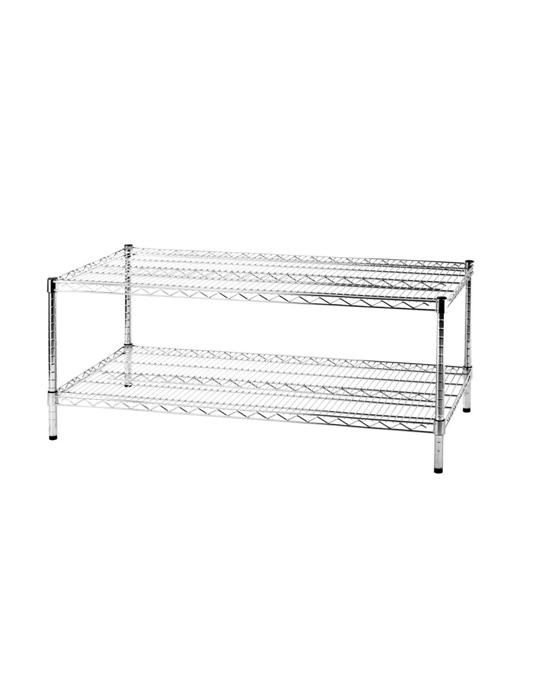 Scaffale in acciaio cromato misura 60x60 cm in varie altezze
