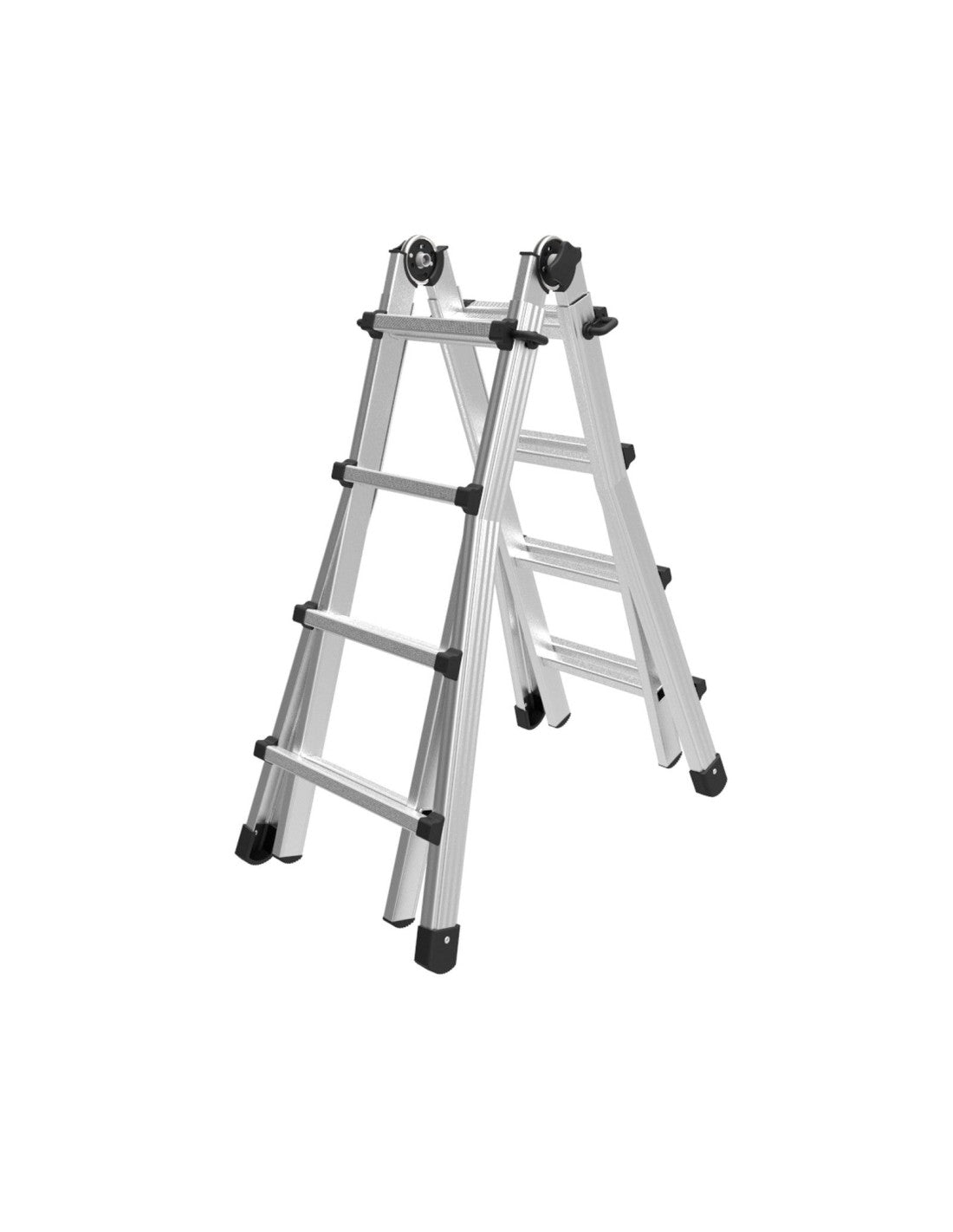Scala telescopica in alluminio Marchetti Black