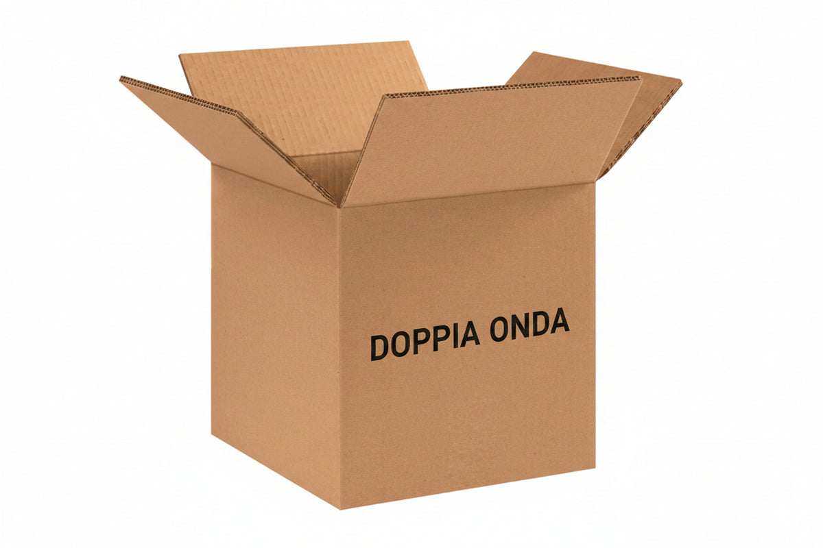 Scatole cartone due onde avana per spedizioni