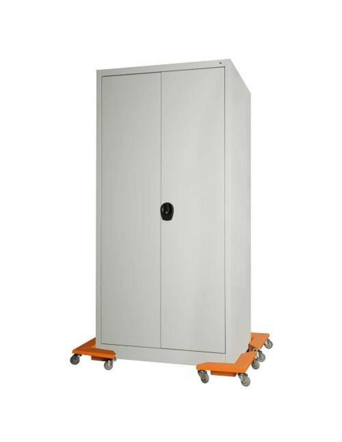 Set 4 pezzi carrello angolare in acciaio