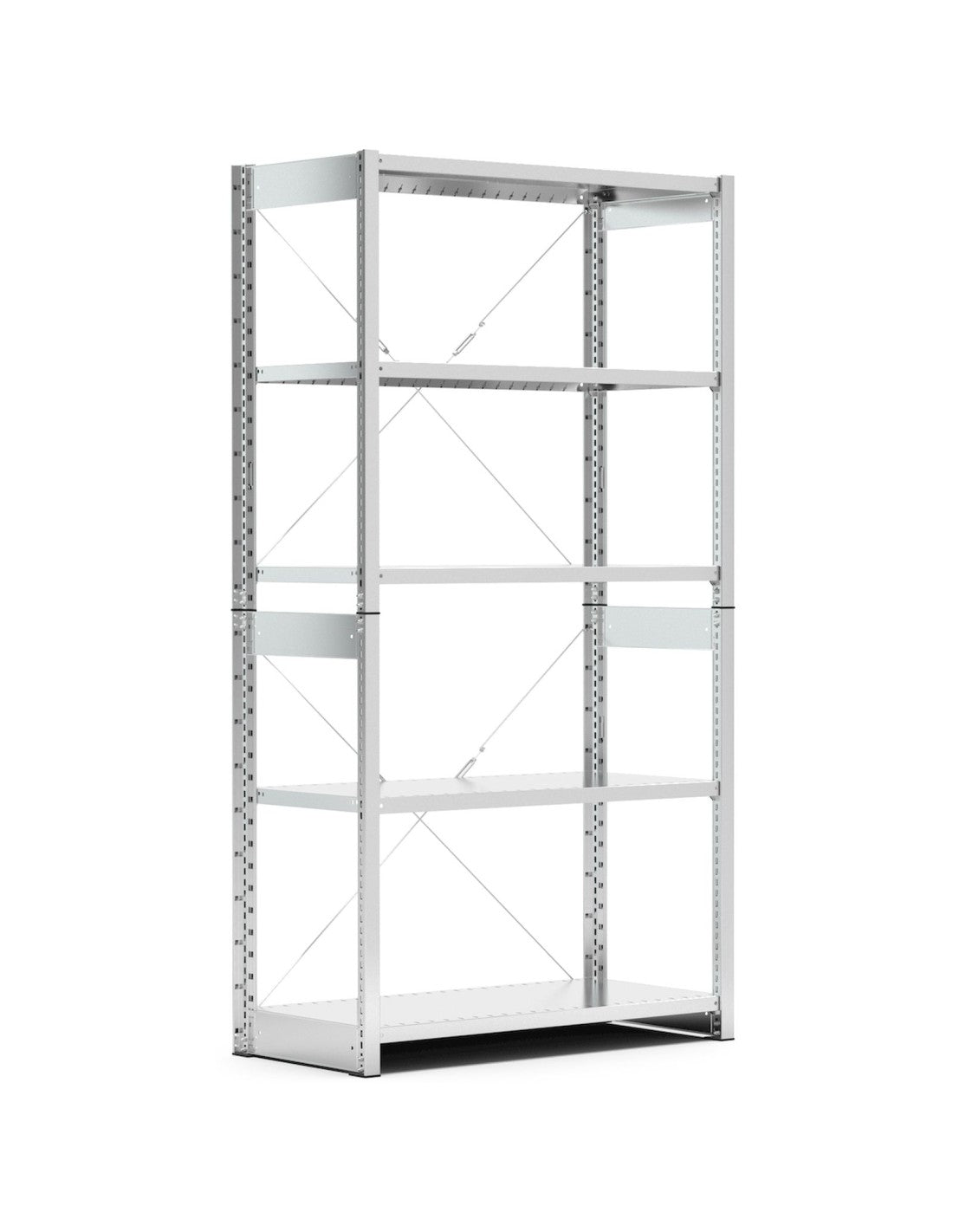 Scaffale con ripiani  con 5 piani
