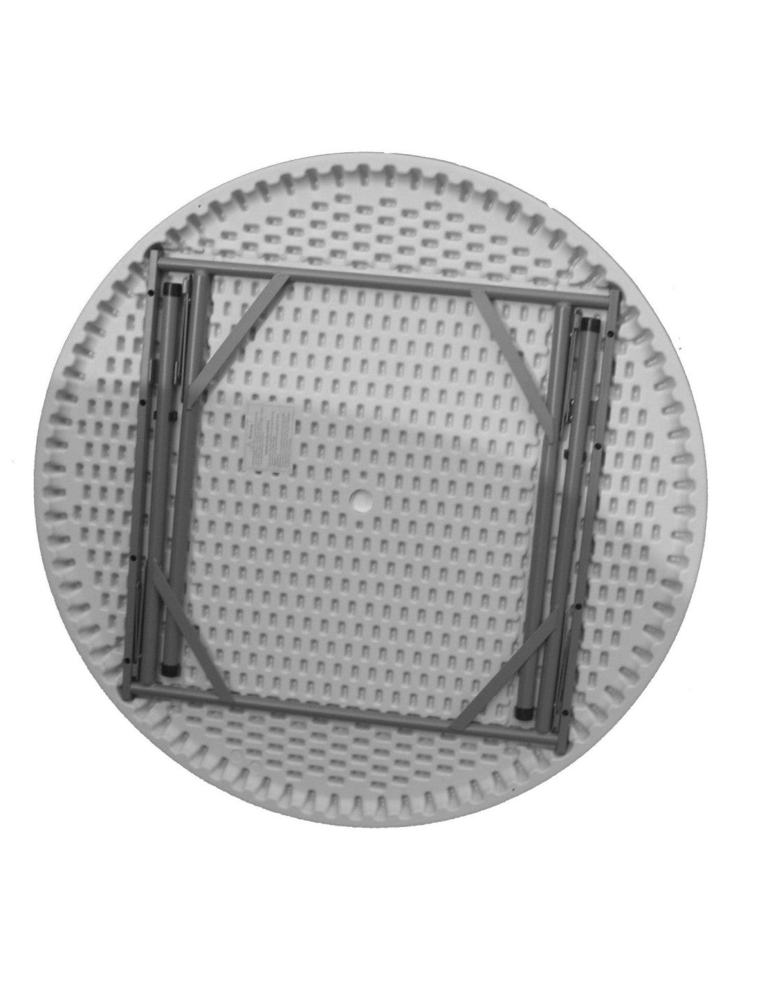 Tavoli in plastica pieghevoli rotondi