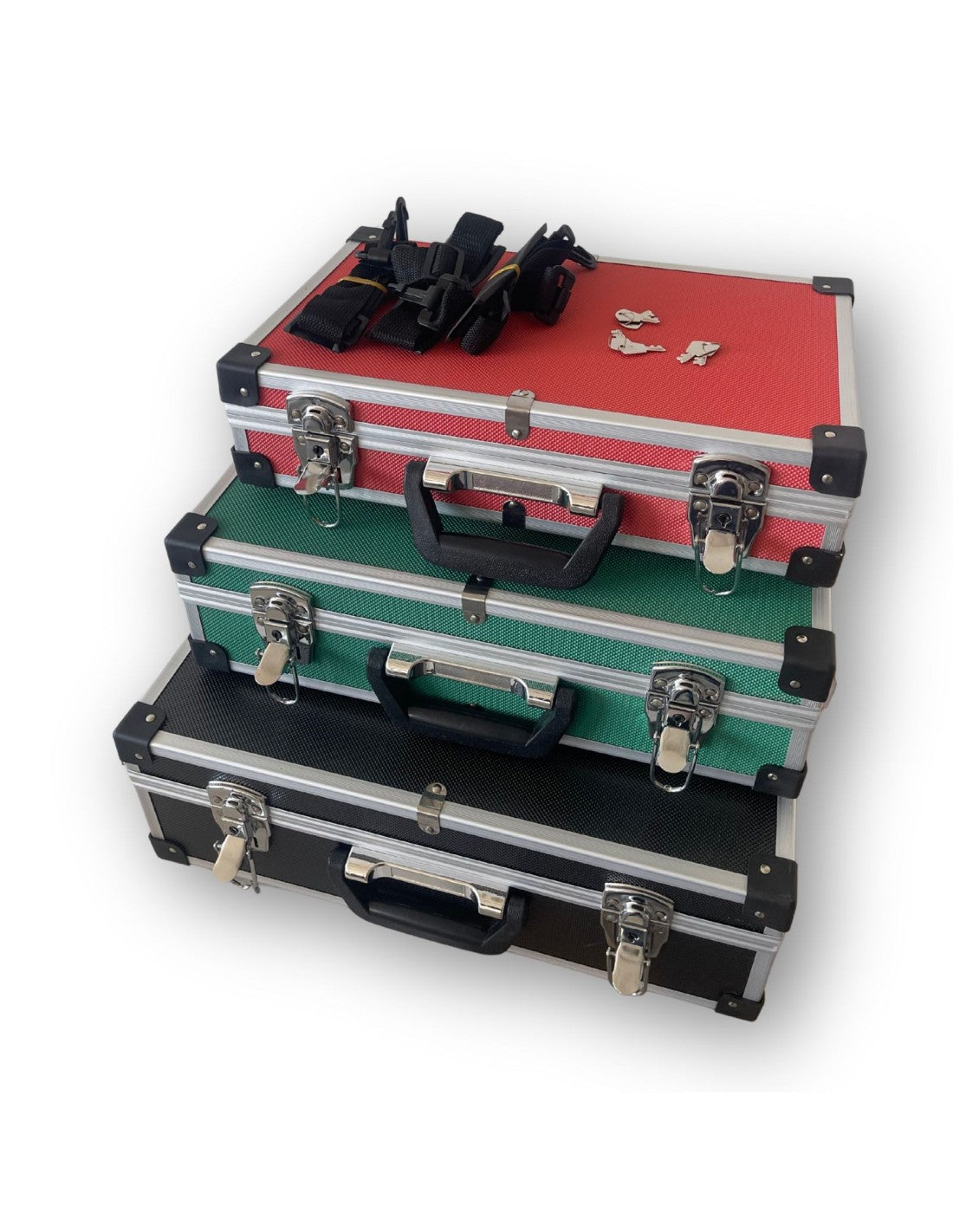 Valigette alluminio set 3 pezzi