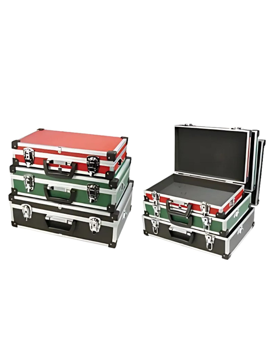 Valigette alluminio set 3 pezzi